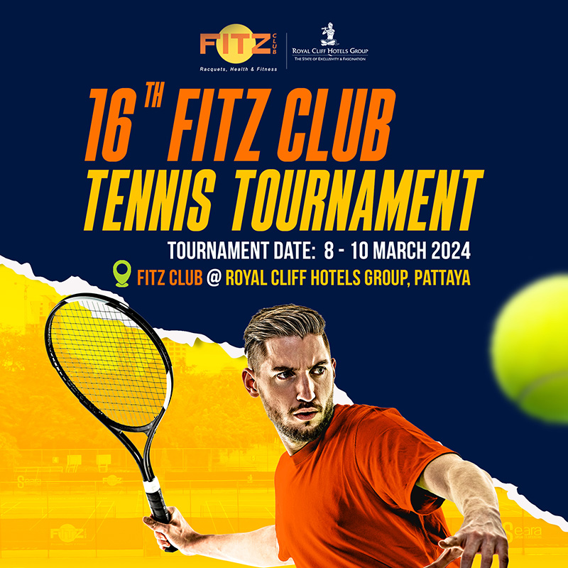 16th fitz club pattaya tennis tournament 2024