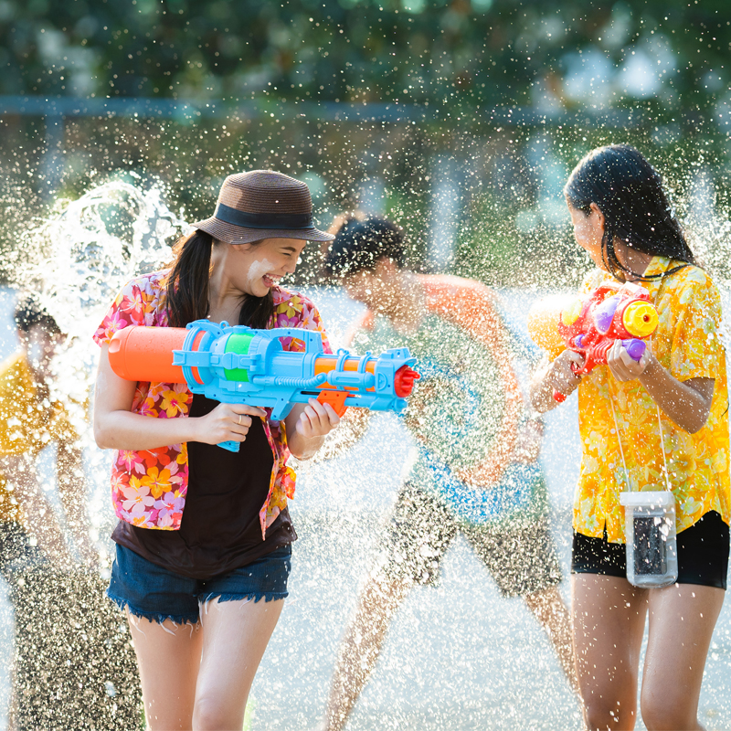 celebrating 2024 songkran in pattaya